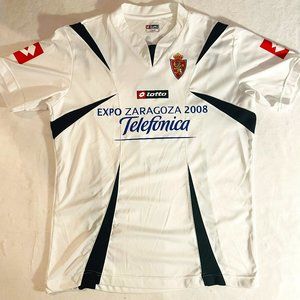 Authentic Lotto Real Zaragoza Jersey Size Adult XL (Pablo Aimar)